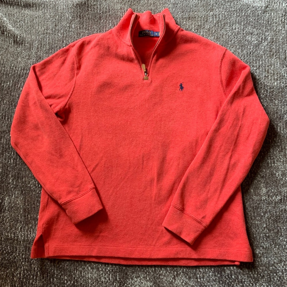 POLO Ralph Lauren Quarter Zip Cotton Sweater